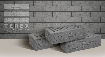 Кирпич TEREX Серый рустик