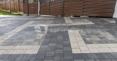 Тротуарная плитка Старый город «Ландхаус», Color Mix «Вечер», h=80 мм