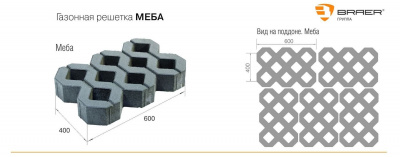 Газонная решетка «Меба»