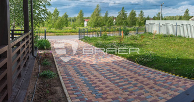 Тротуарная плитка «Классико», Медовый