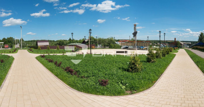 Тротуарная плитка Старый город «Ландхаус"», Песочный, h=80 мм