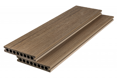 Террасная доска Turtle Shell Round, Canadian Maple, Co-Extrusion (Dual)