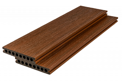 Террасная доска Turtle Shell Round, Australian Palisander, Co-Extrusion (Dual)