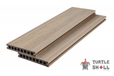 Террасная доска Turtle Shell Round, French Oak, Co-Extrusion (Dual)