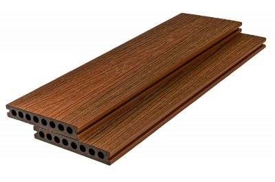 Террасная доска Turtle Shell Round, Thai Teak, Co-Extrusion (Dual)